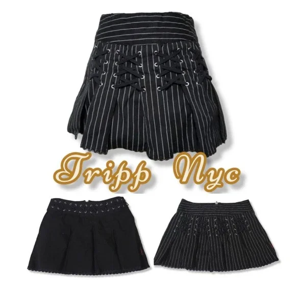 スカート 90s TRIPP nyc mini skirt Tripp NYC - Super Strap Skirt – Thirteen Vintage